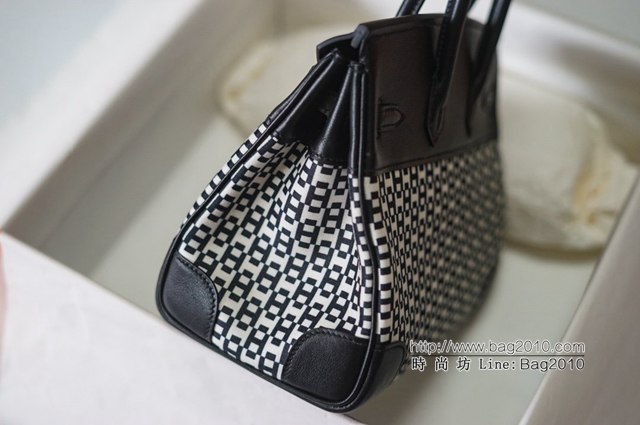 Hermes女包 愛馬仕新款拼接鉑金 Hermes內縫Birkin手提包  tdh2233